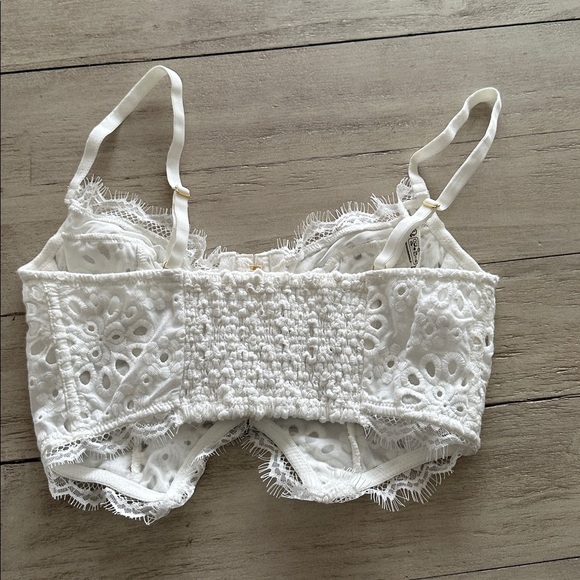 NWOT Anthropologie The Giselle Lace Bustier - Eyelet Edition size XS - Picture 6 of 11